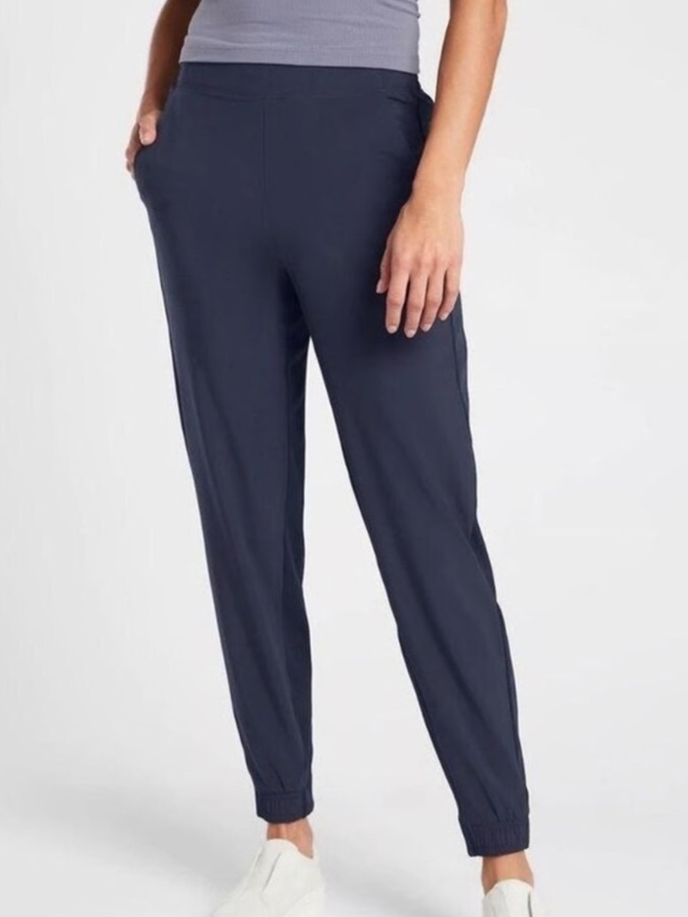 Athleta Brooklyn Legacy Mid Rise Jogger in Navy Size 10